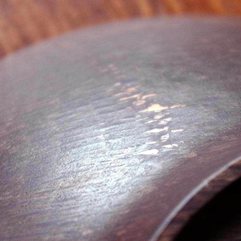 生木挽きの器＜カシ・鉄媒染＞ ボウル大 26cm（2161）｜木もの NAKAYA 中矢嘉貴さん（静岡県富士宮市）木のインテリア,富士山麓,サステナブル,倒木