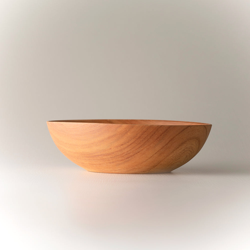 新作：生木挽きの器no.06＜欅（ケヤキ）＞大（24cm）サラダボウル・パスタプレート｜木もの NAKAYA 中矢嘉貴さん（静岡県富士宮市）富士山麓,サステナブル,倒木
