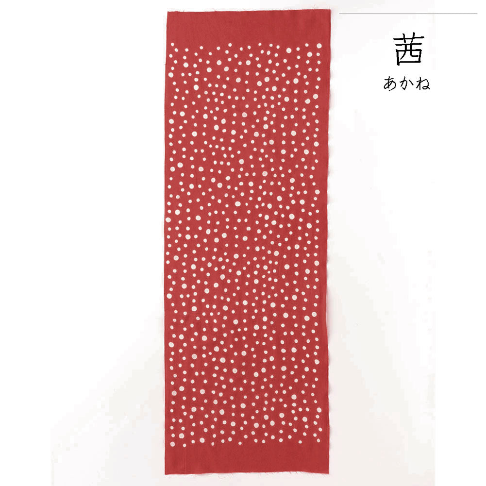 型染めの手ぬぐい＜水玉・小＞｜作り手 山内武志さん（山内染色工房／アトリエぬいや）【ネコポス対応可】