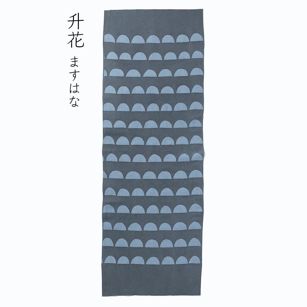 型染めの手ぬぐい＜かまぼこ＞半丸うろこ｜山内武志さん（山内染色工房・アトリエぬいや）【ネコポス対応可】