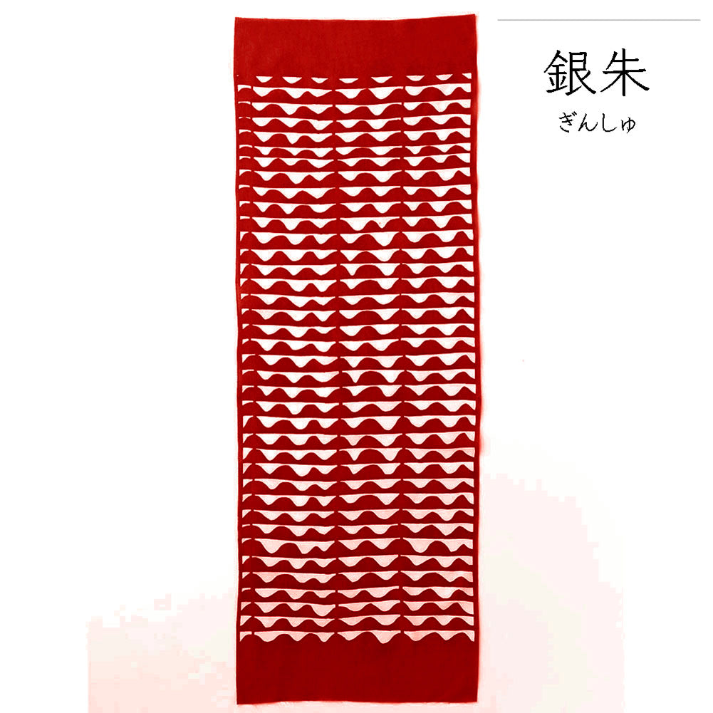 型染めの手ぬぐい ＜波＞｜山内武志さん（山内染色工房・アトリエぬいや）【ネコポス対応可】