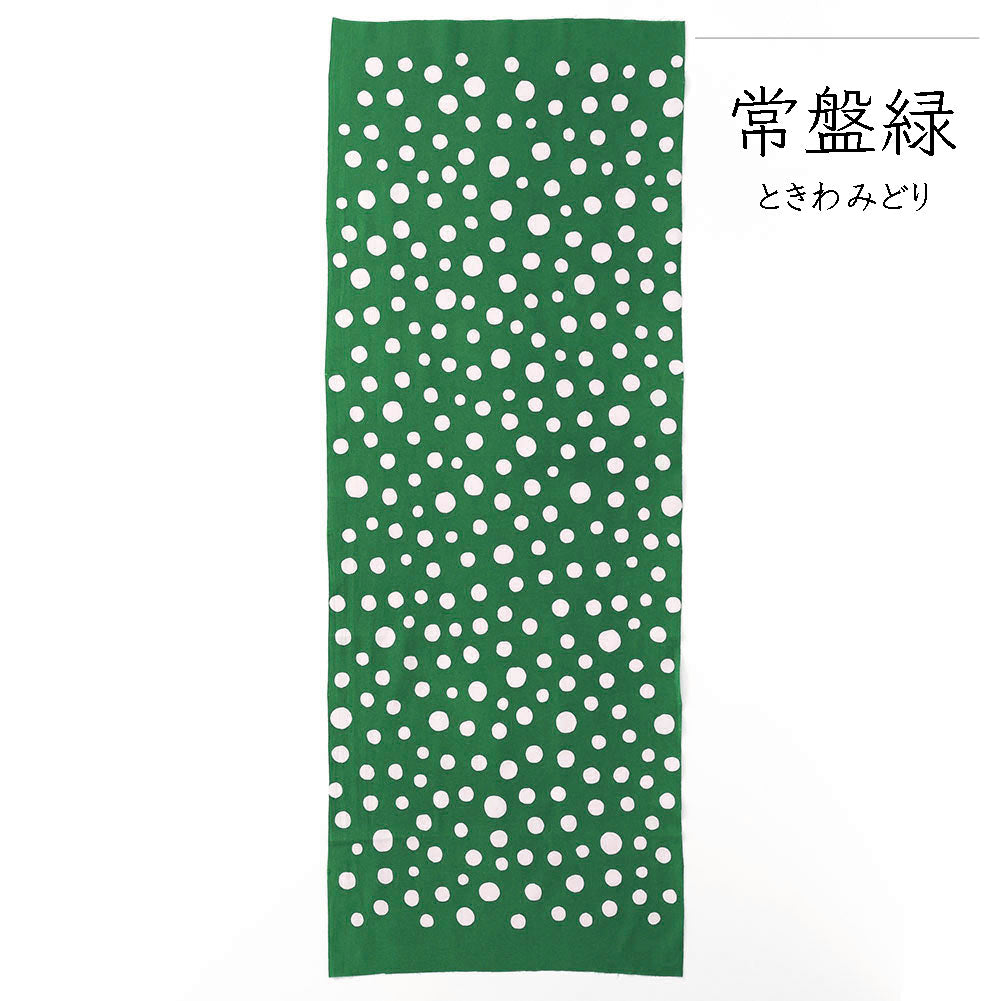 型染めの手ぬぐい＜水玉・中＞｜山内武志さん（山内染色工房／アトリエぬいや）【ネコポス対応可】