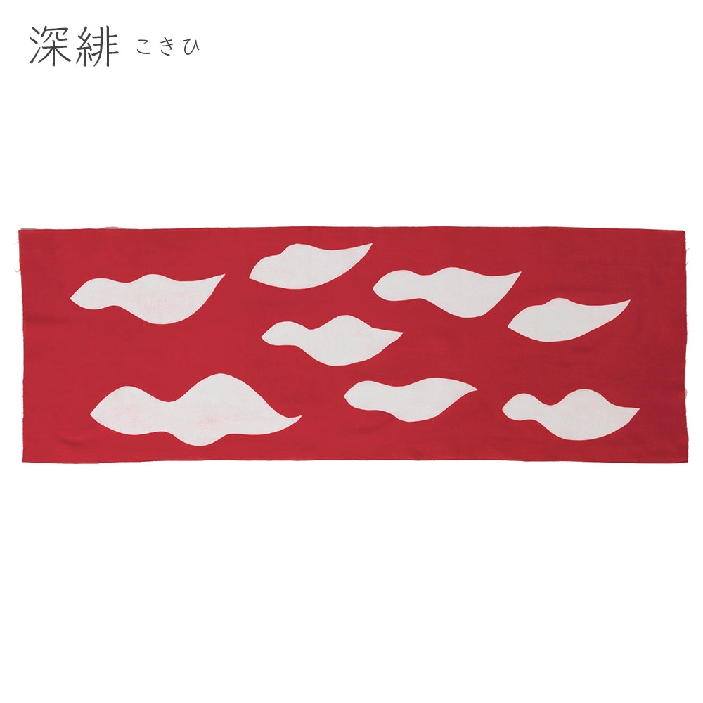 型染めの手ぬぐい ＜とりくも＞ ｜山内武志さん（山内染色工房・アトリエぬいや）【ネコポス対応可】