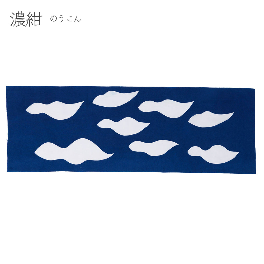 型染めの手ぬぐい ＜とりくも＞ ｜山内武志さん（山内染色工房・アトリエぬいや）【ネコポス対応可】