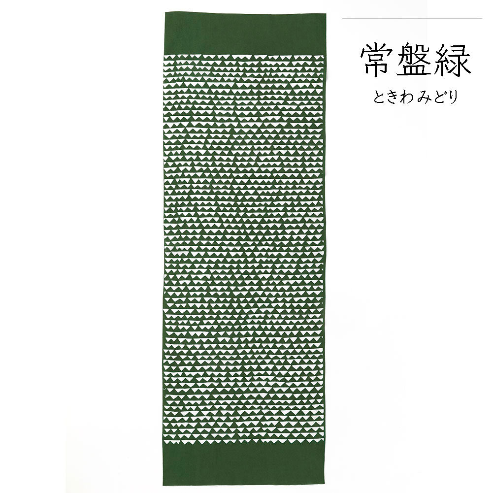 型染めの手ぬぐい ＜山々＞｜山内武志さん（山内染色工房・アトリエぬいや）【ネコポス対応可】静岡,浜松