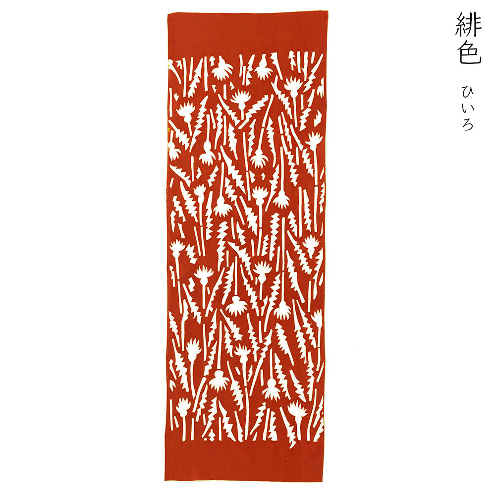 型染めの手ぬぐい ＜あざみ＞｜山内武志さん（山内染色工房・アトリエ