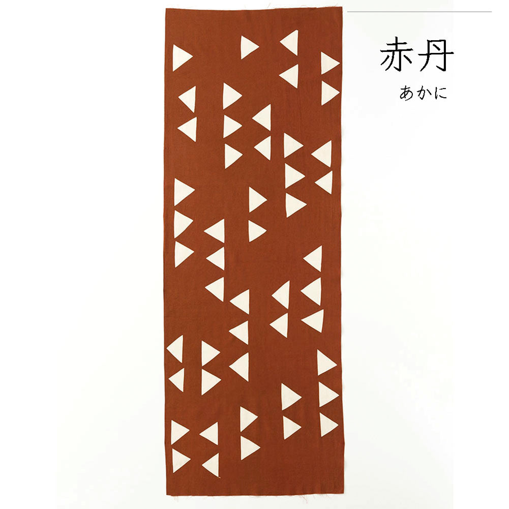 型染めの手ぬぐい＜うろこ・大＞ ｜ 作り手 山内武志さん（山内染色工房／アトリエぬいや）【ネコポス対応可】