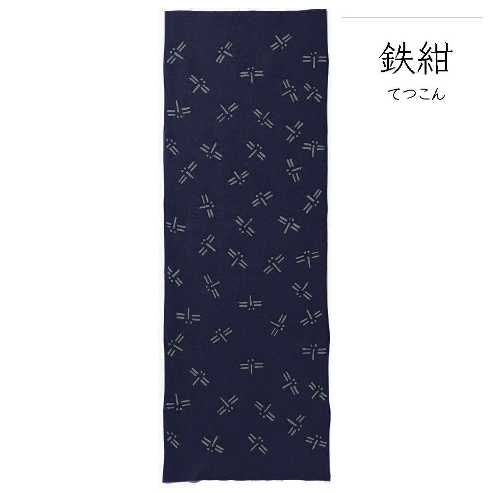 型染めの手ぬぐい＜とんぼ＞｜山内武志さん（山内染色工房・アトリエぬいや）【ネコポス対応可】浜松,民藝,手拭い,蜻蛉