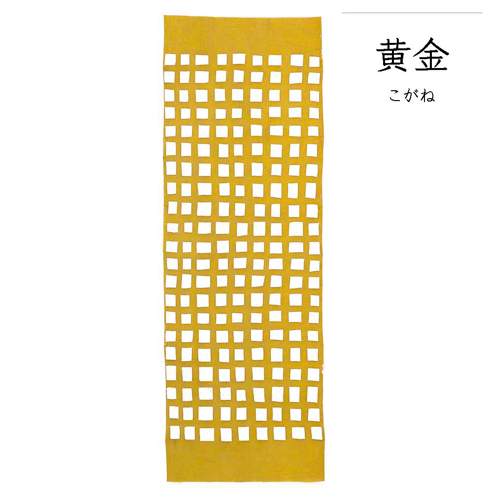 型染めの手ぬぐい  ＜窓文（窓格子）＞｜ 山内武志さん（山内染色工房・アトリエぬいや）【ネコポス対応可】