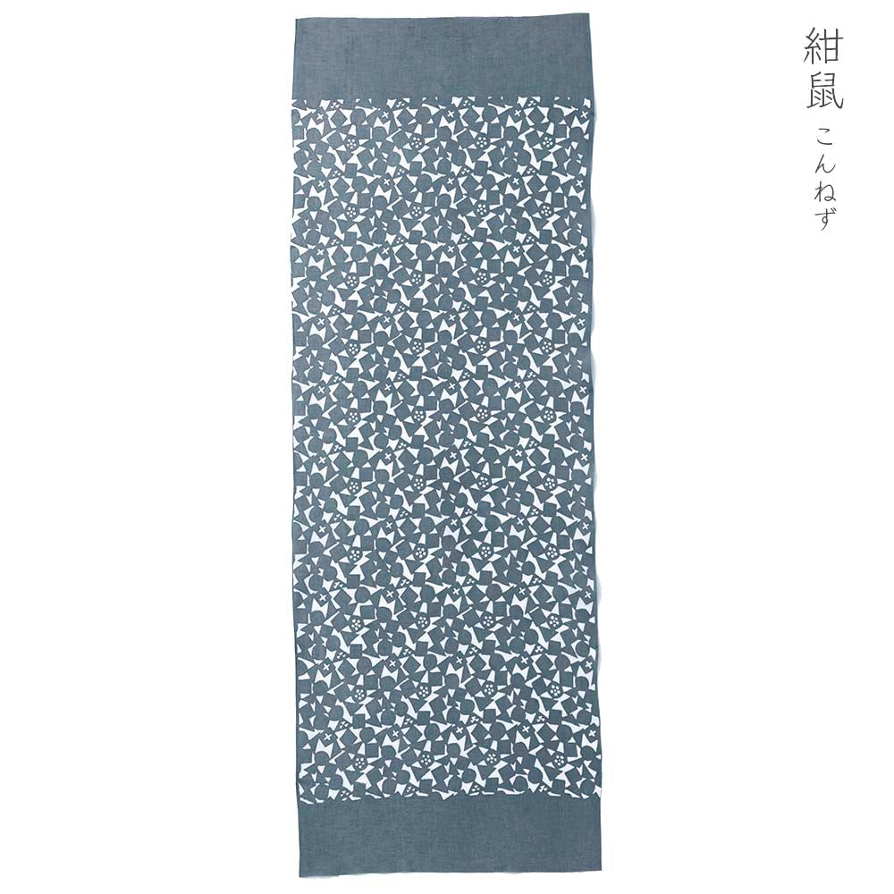 型染めの手ぬぐい ＜花あられ＞｜山内武志さん（山内染色工房・アトリエぬいや）【ネコポス対応可】
