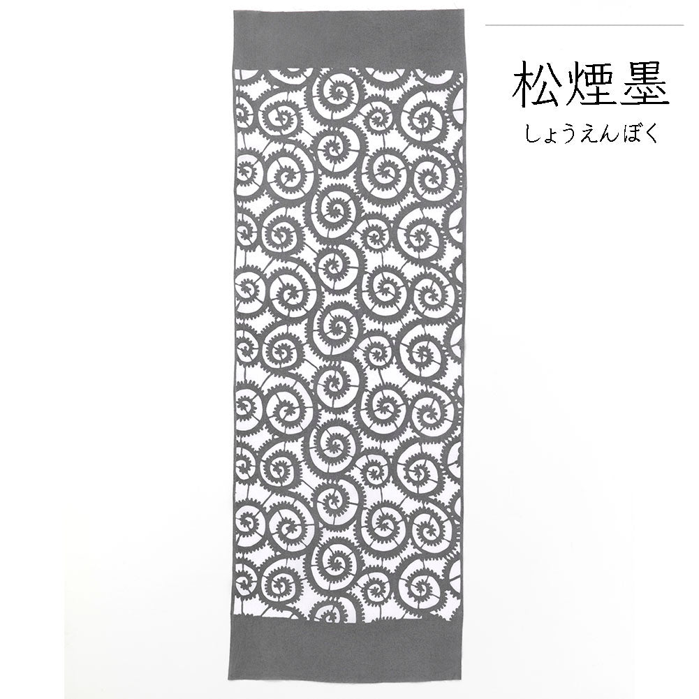 型染めの手ぬぐい ＜蛸唐草（たこからくさ）＞ ｜山内武志さん（山内染色工房・アトリエぬいや）【ネコポス対応可】