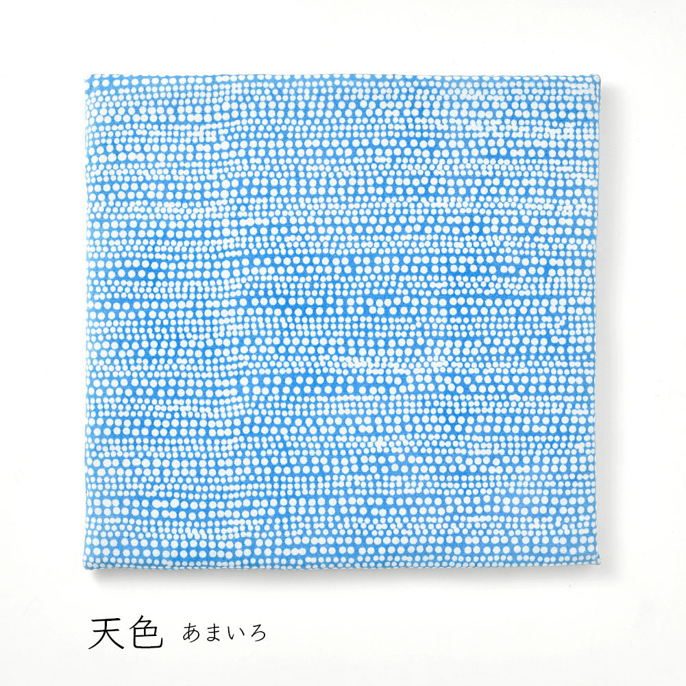 【大】型染めの椅子敷き＜あられ＞綿平織（グログラン）｜山内武志さん（山内染色工房／アトリエぬいや） 静岡県浜松市 チェアマット