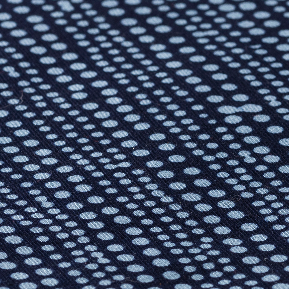 【大】型染めの椅子敷き＜あられ＞綿平織（グログラン）｜山内武志さん（山内染色工房／アトリエぬいや） 静岡県浜松市 チェアマット