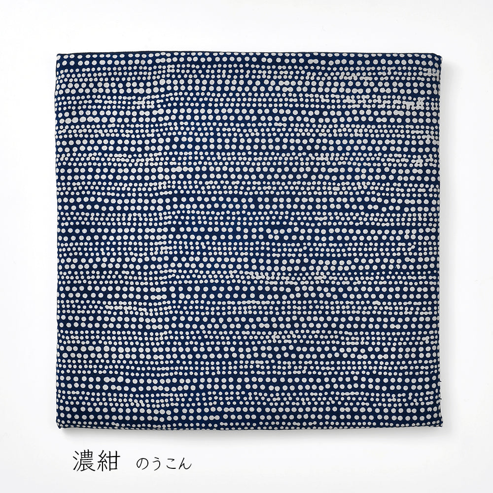 【大】型染めの椅子敷き＜あられ＞綿平織（グログラン）｜山内武志さん（山内染色工房／アトリエぬいや） 静岡県浜松市 チェアマット