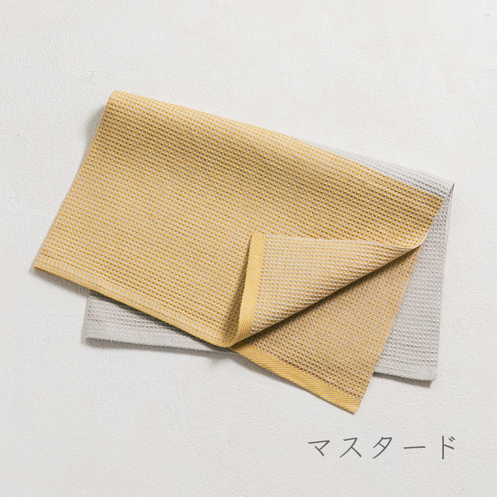 WAFLE：T ワフレット ティータオル｜工房織座 CUON:E（クオンイー）