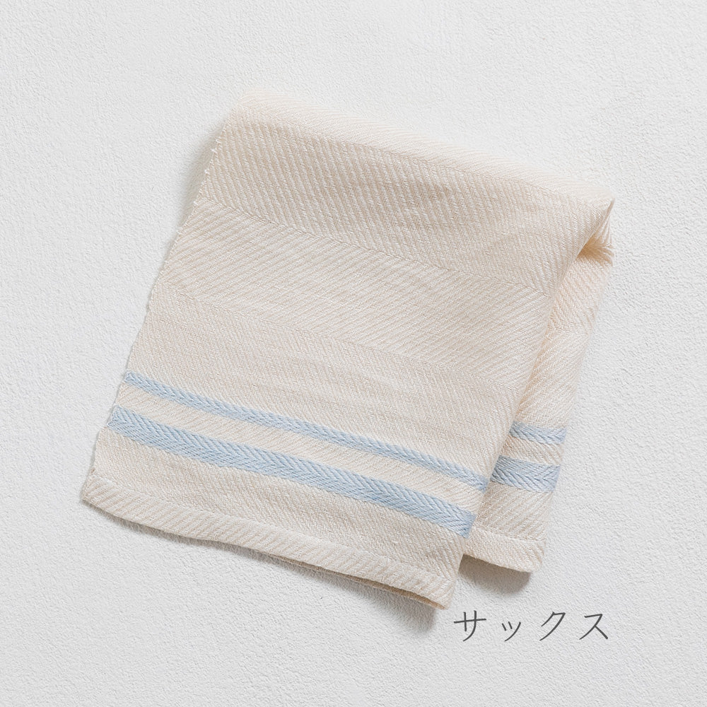 LINE：TH リネス ラインカラーリネン100％キッチンクロス｜工房織座 CUON:E（クオンイー）