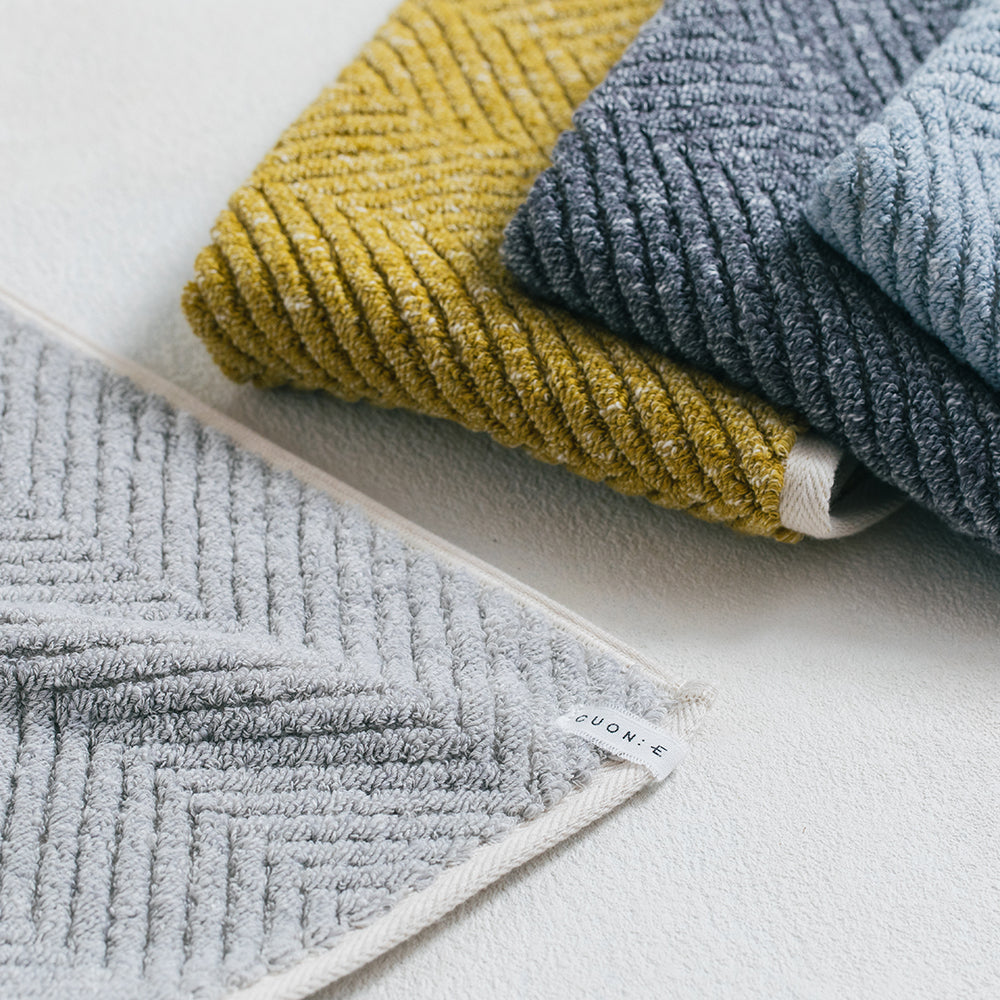 SUFFICE：herringbone サファイス ヘリンボーン バスマット｜工房織座 CUON:E（クオンイー）